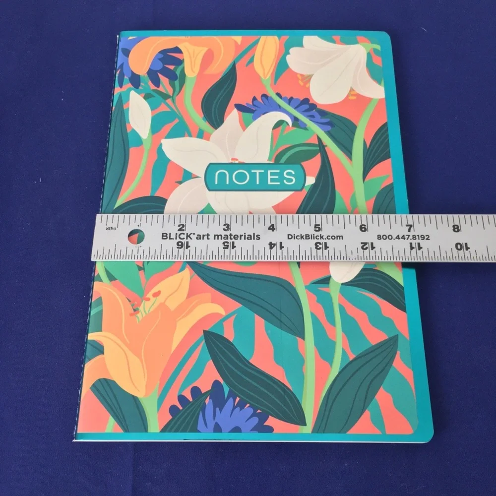 Floral Notes Notebook Sketchbook Set 2pc. Set